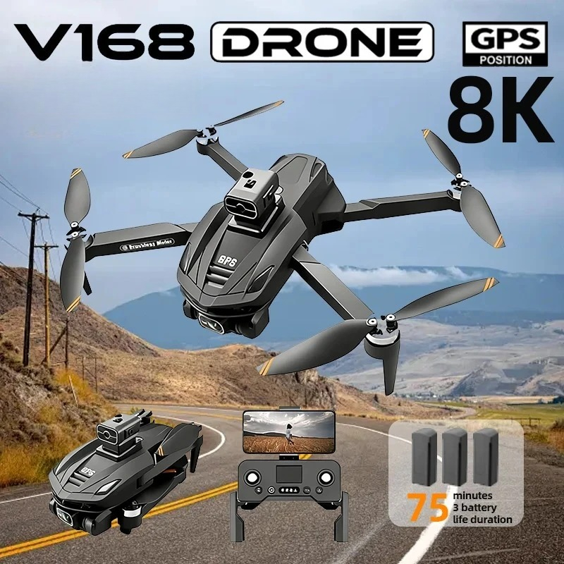 Drone Photogrammetry - Original V168 GPS Drone Professional 8K
