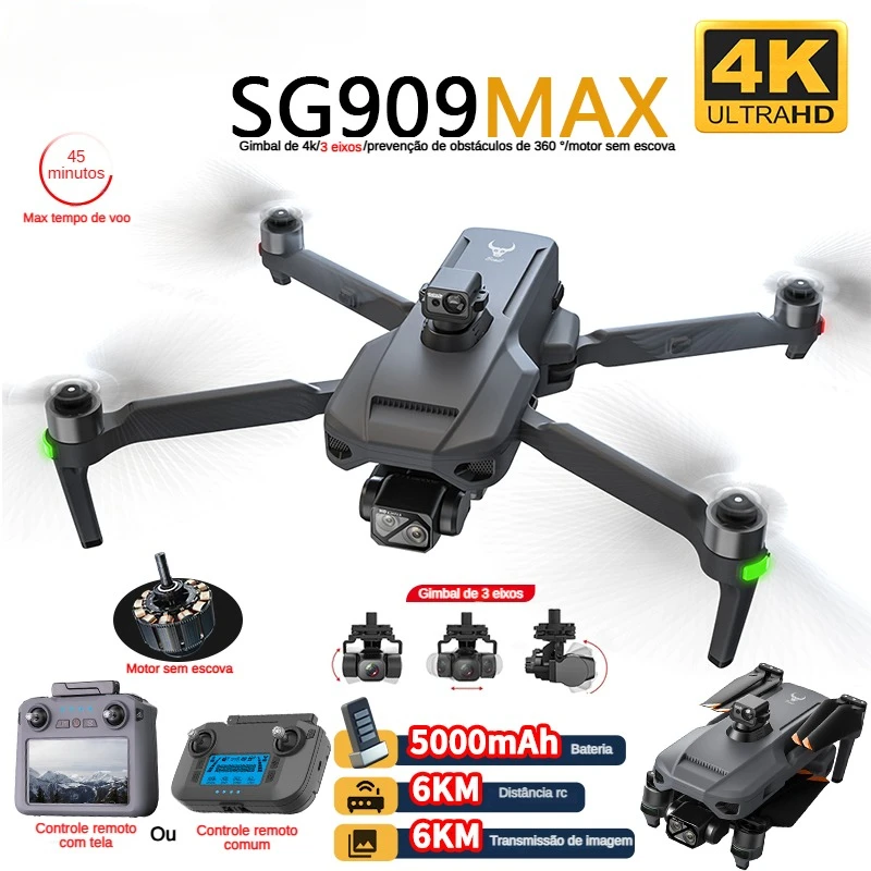 Drone Photogrammetry - ZLL SG909 SG909MAX Professional Drone With