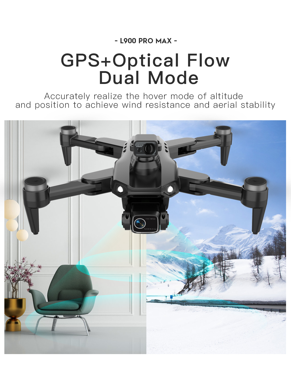 LYZRC L900 PRO MAX Laser obsta - đánh giá và giá Drone Photogrammetry
